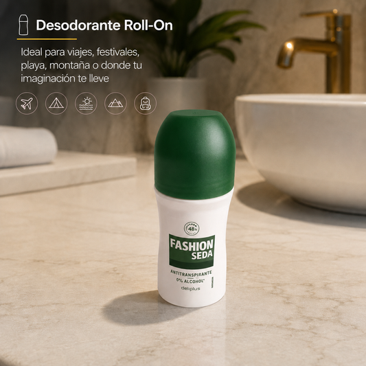 Desodorante roll-on con compartimento oculto para seguridad en viajes