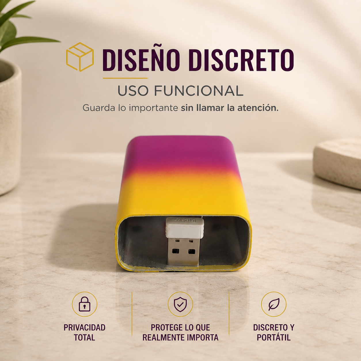 Vaporizador con compartimento oculto para festivales viajes y uso diario