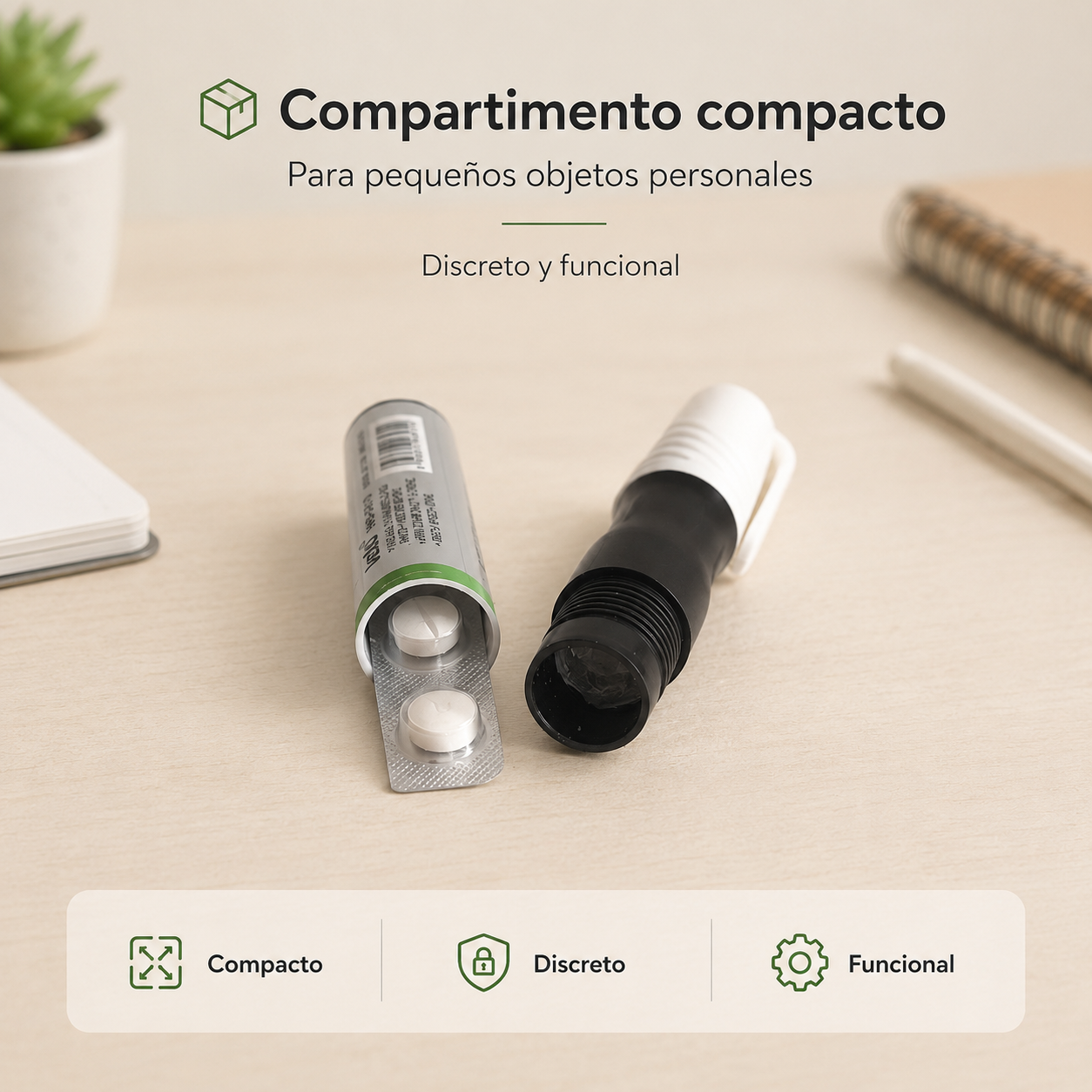 Rotulador Secret Stash para universidad escritorio y seguridad diaria