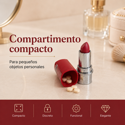 Pintalabios secreto para bolso viajes eventos y uso diario